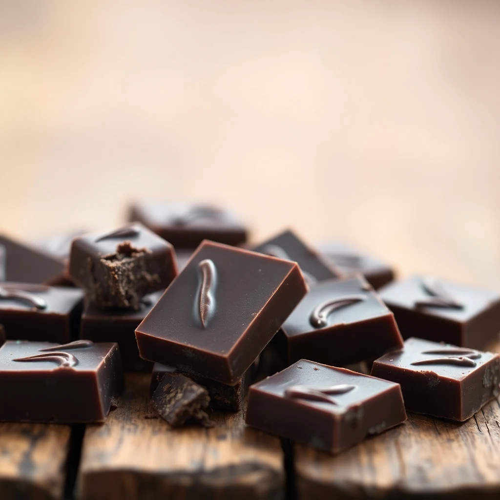 Homemade chocolate crafted at S Bambule